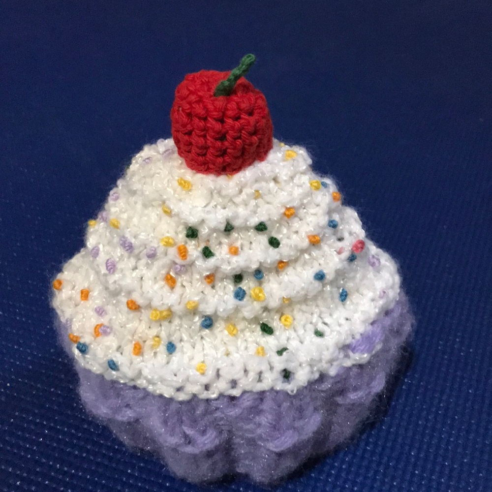 !!!HP!!! Baby Hat With a Cherry on Top - Picture 2 of 4